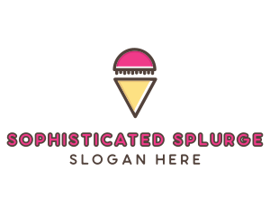 Gelato Ice Cream  logo design