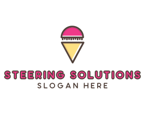 Gelato Ice Cream  logo design