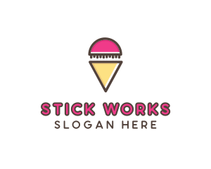 Gelato Ice Cream  logo design