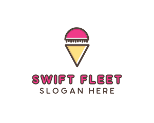 Gelato Ice Cream  logo design