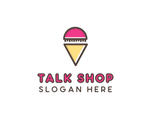 Gelato Ice Cream  logo design