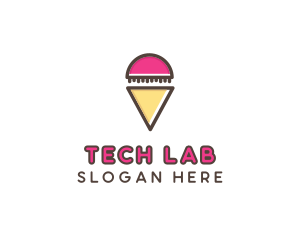 Gelato Ice Cream  logo design