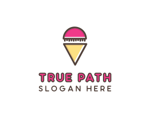 Gelato Ice Cream  logo design