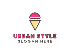 Gelato Ice Cream  logo design