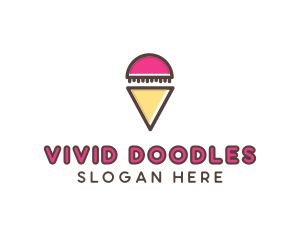 Gelato Ice Cream  logo design