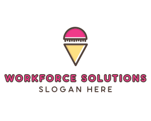 Gelato Ice Cream  logo design