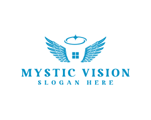 Angel Wings Church logo design