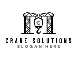 Crane Building Hook logo
