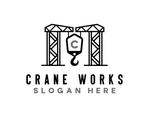 Crane Building Hook logo