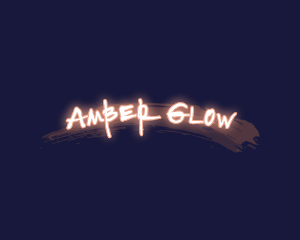 Glowing Graffiti Business logo design