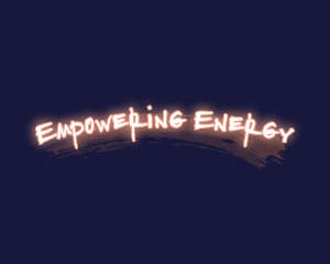 Glowing Graffiti Business logo design