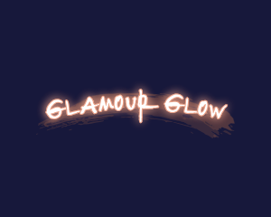 Glowing Graffiti Business logo design