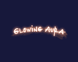 Glowing Graffiti Business logo design