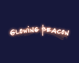 Glowing Graffiti Business logo design