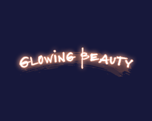 Glowing Graffiti Business logo design