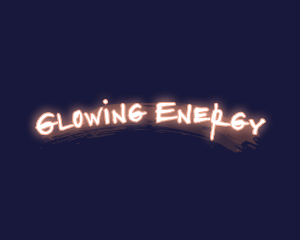 Glowing Graffiti Business logo design