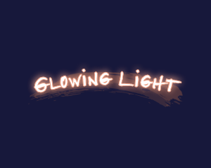 Glowing Graffiti Business logo design