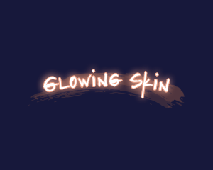 Glowing Graffiti Business logo design