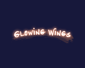 Glowing Graffiti Business logo design