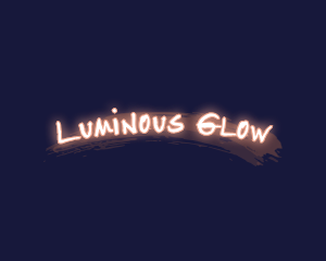 Glowing Graffiti Business logo design