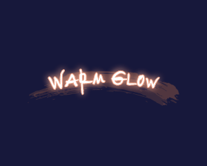 Glowing Graffiti Business logo design