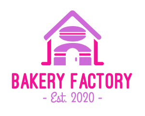 Macaroon House Bakery logo design