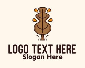 Brown Leaves Tree logo