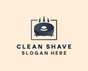 Robot Vacuum Cleaning logo design