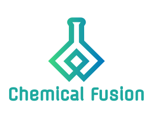 Modern Flask Laboratory  logo design