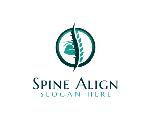 Natural Spine Spa logo design