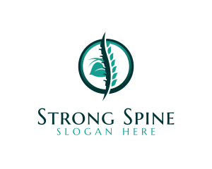 Natural Spine Spa logo design