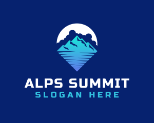 Travel Mountain Summit logo design