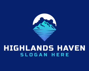 Travel Mountain Summit logo design