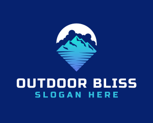 Travel Mountain Summit logo design