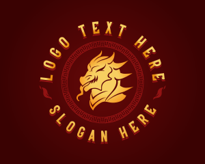 Oriental Fire Dragon logo