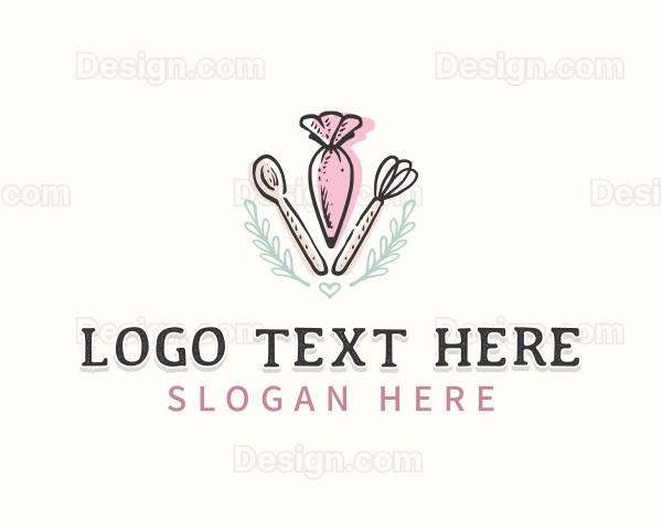 Dessert Bakery Pastry Logo