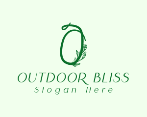 Natural Elegant Letter O logo design