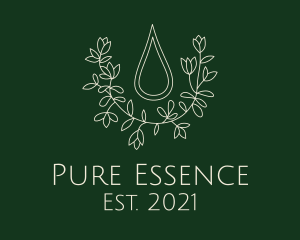 Botanical Essence Oil  logo design