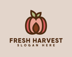 Apricot Fruit Orchard logo design