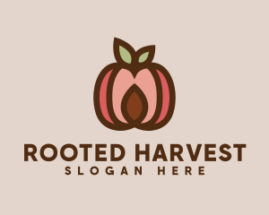 Apricot Fruit Orchard logo design