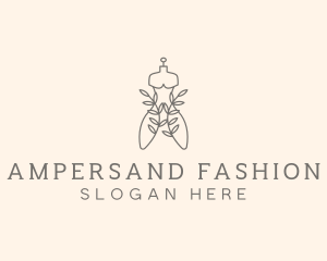 Sustainable Fashion Dress logo design