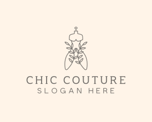 Sustainable Fashion Dress logo design