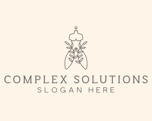 Sustainable Fashion Dress logo design