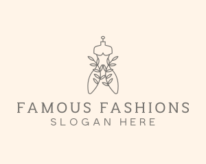 Sustainable Fashion Dress logo design