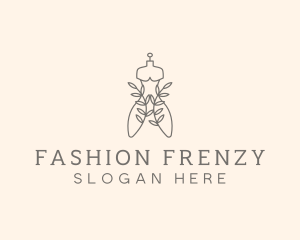 Sustainable Fashion Dress logo design