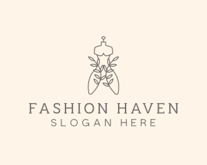 Sustainable Fashion Dress logo design