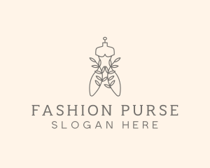 Sustainable Fashion Dress logo design