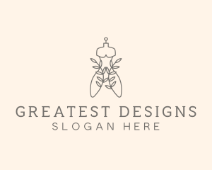 Sustainable Fashion Dress logo design