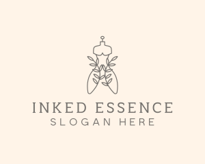 Sustainable Fashion Dress logo design