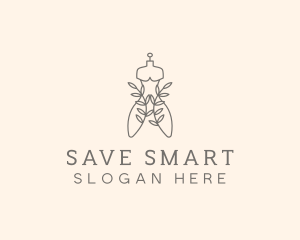 Sustainable Fashion Dress logo design